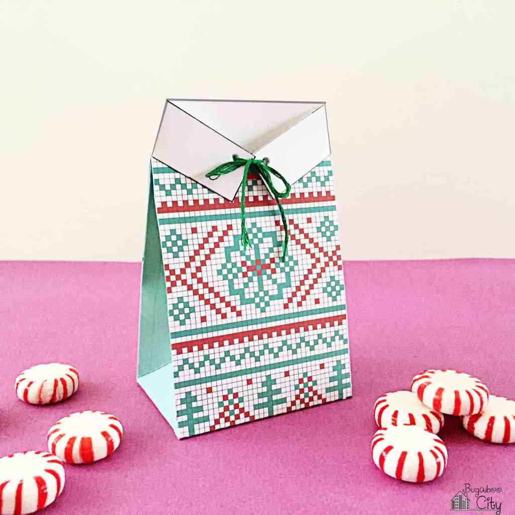 Cool Christmas sweater treat box.