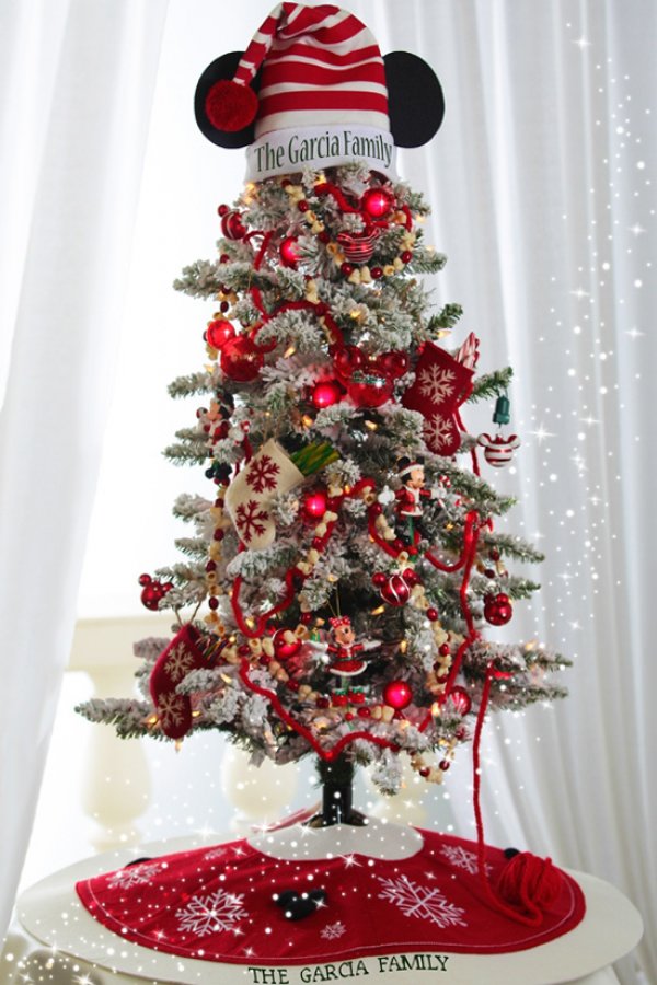 Cute disney theme Christmas tree.
