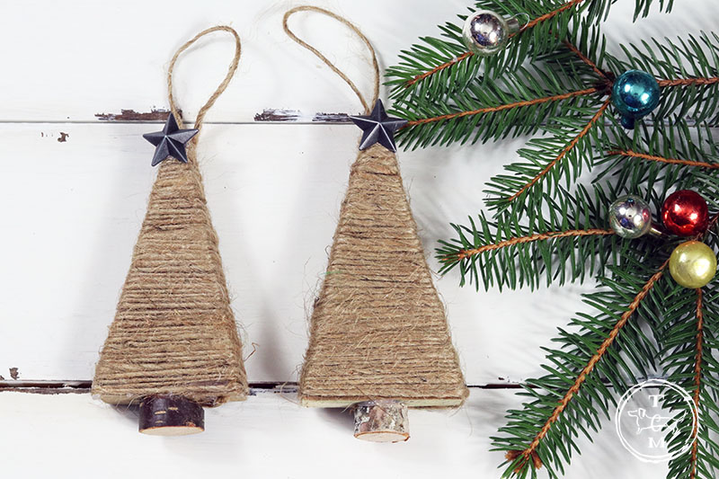 Simple twin tree ornaments.