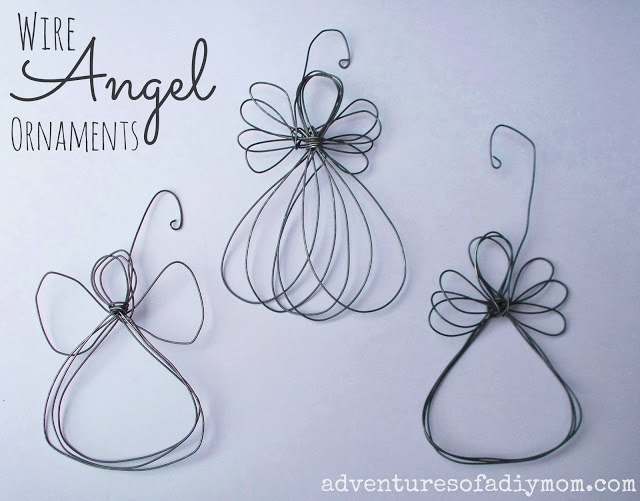 Wire angel ornaments.