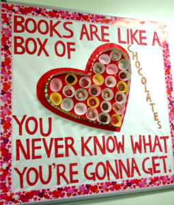 Books are like a box of chocolate.