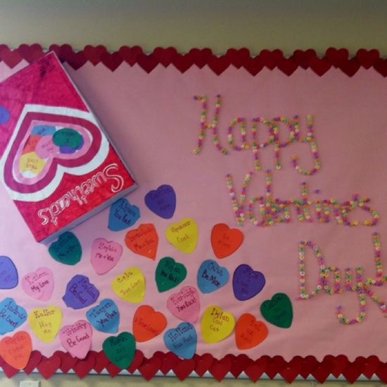Sweethearts Bulletin Board Idea For Valentines Day.