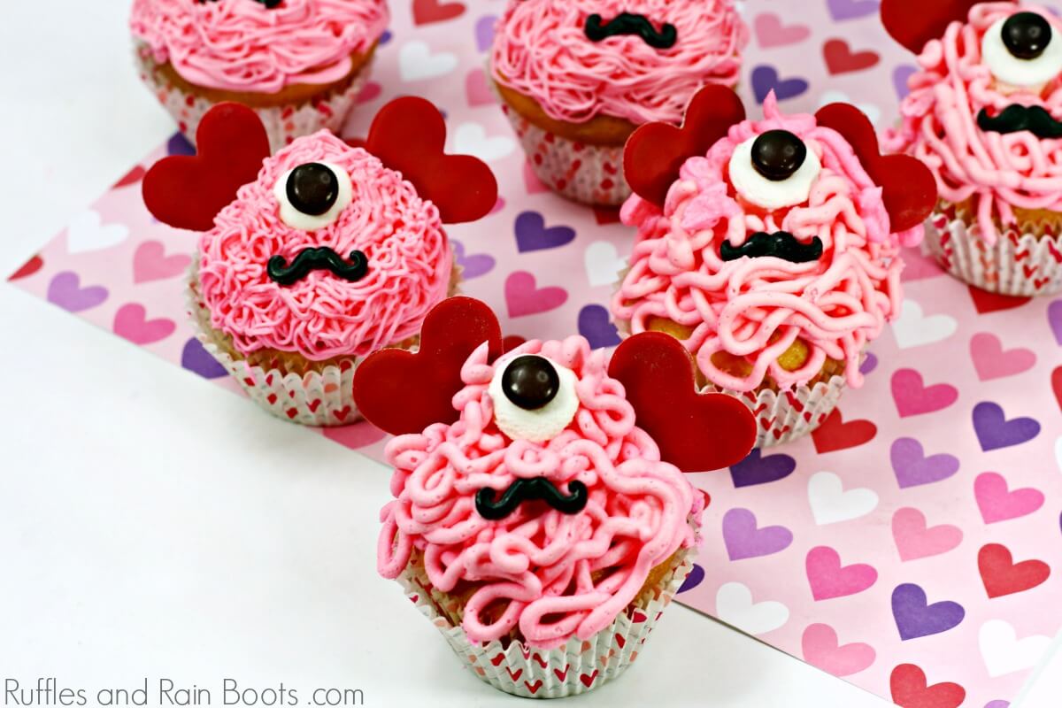Awesome love monster cupcakes.