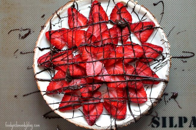 Chocolate covered strawberry cheesecake.