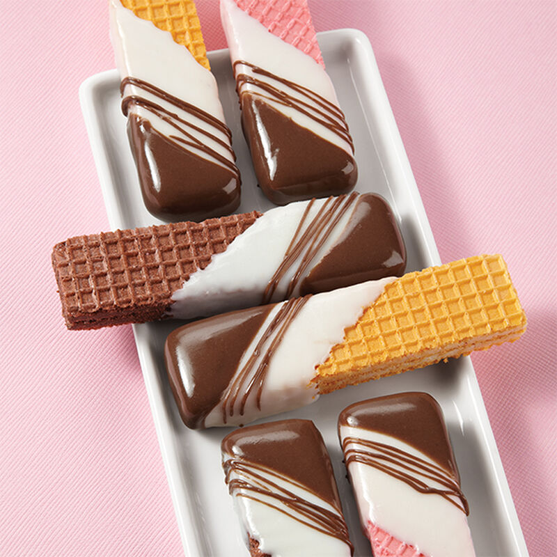 Dipped Wafer Cookies.