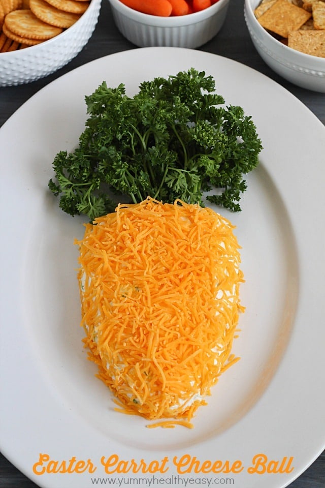 Easter carrot cheese ball.