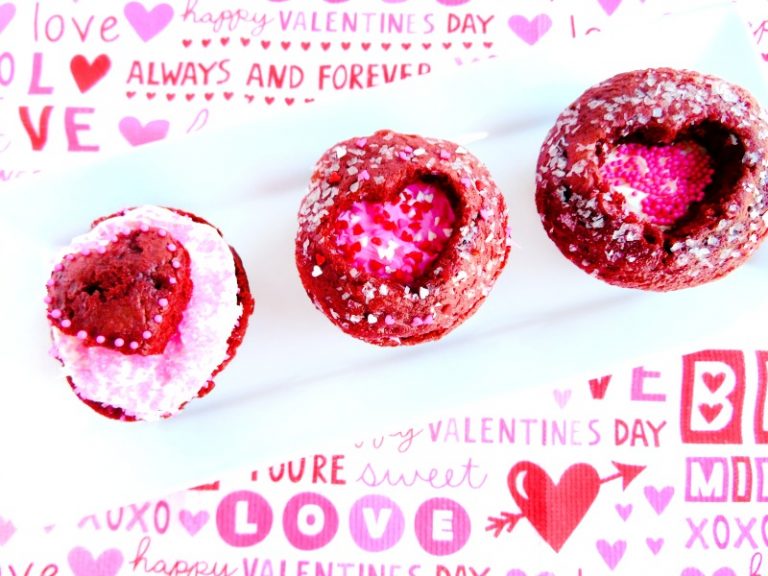Easy Valentines day cupcakes.