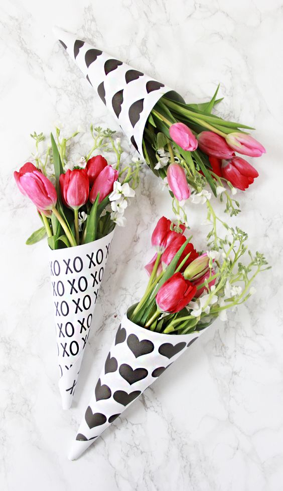 Lovely printable flower bouquet.