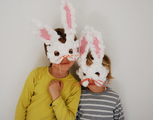 Bunny masks for kids.