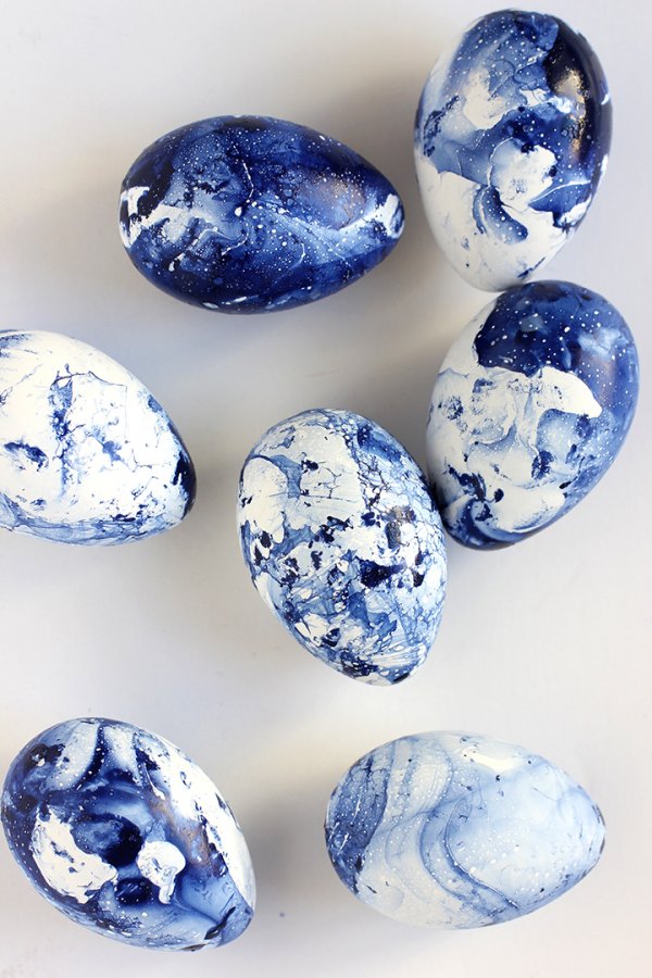Marbled eggs for Easter.