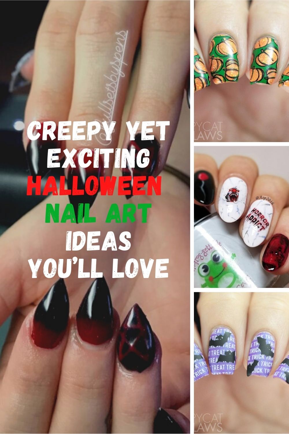 Creepy yet Exciting Halloween Nail Art Ideas you’ll love