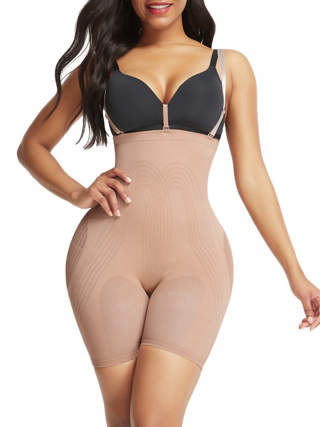 Higher Power Skin Color Seamless Tummy Control Body Shaper High Impact