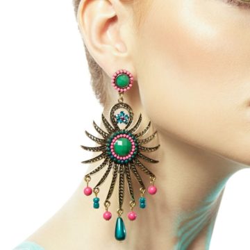 Mismatched Statement Earrings