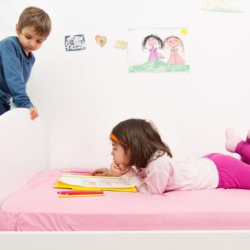 Playtime ideas using bed frames