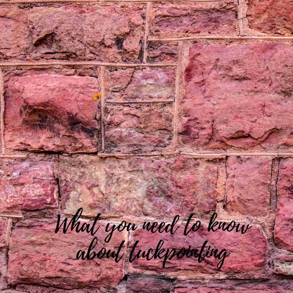What you need to know about tuckpointing