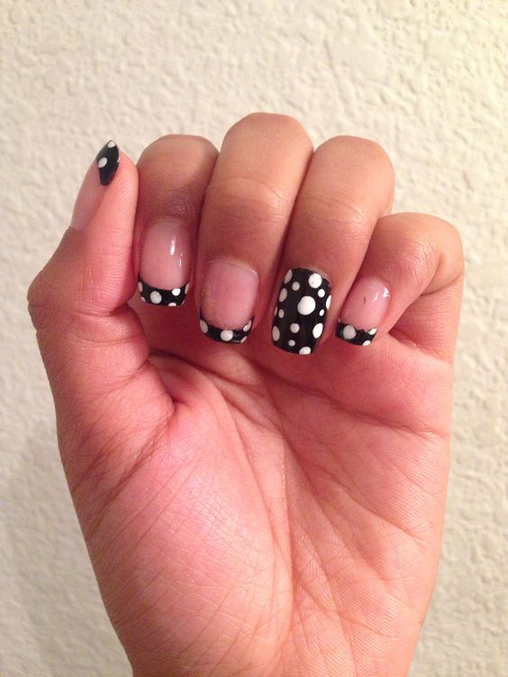 Black and white polka dots!