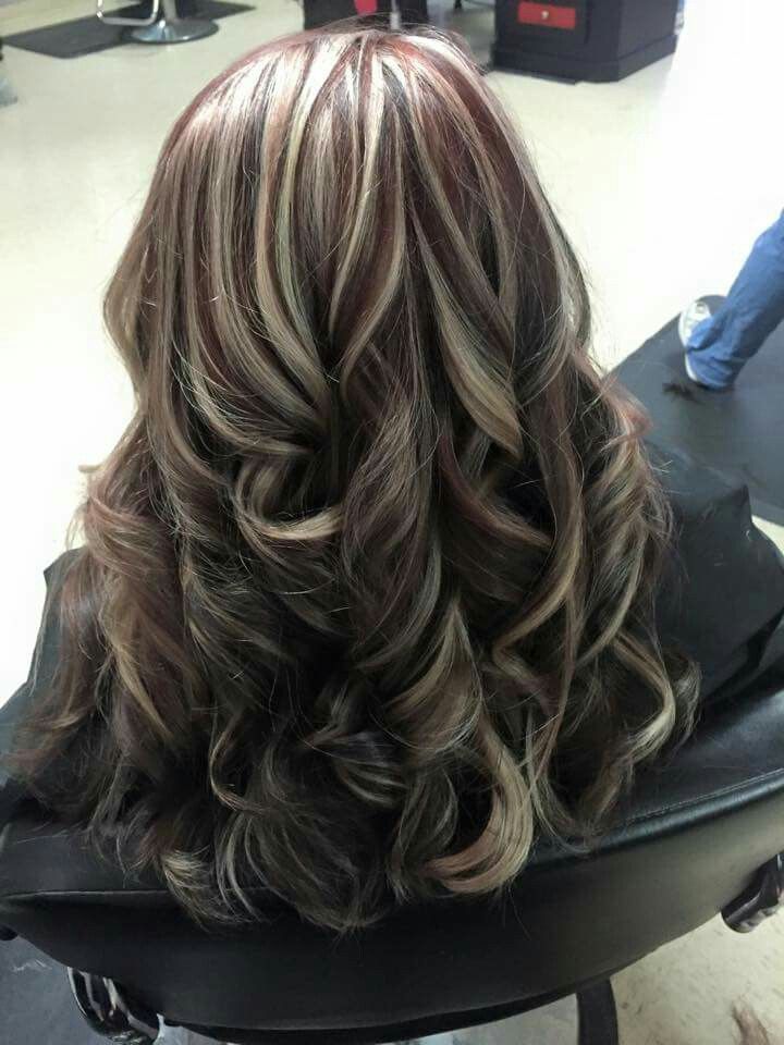 Edgy Wavy Cut For Blonde Highlights