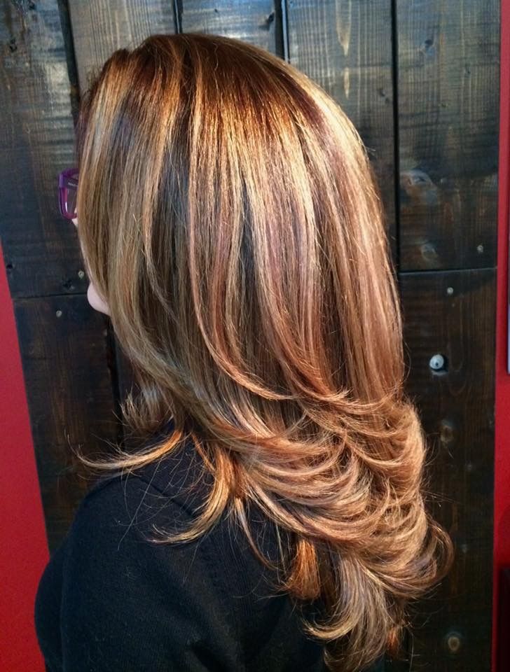 Soft Front Layered Cut For Brown Colored Hair