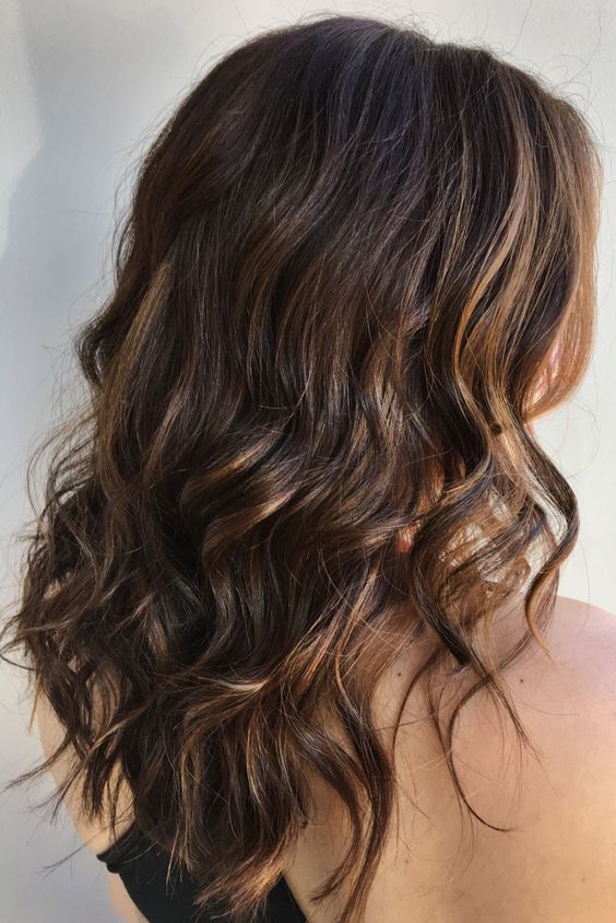 Trendy Steps and Curls For Dark Brown Hair